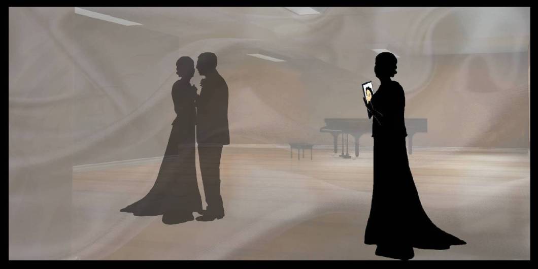 past and present with frame